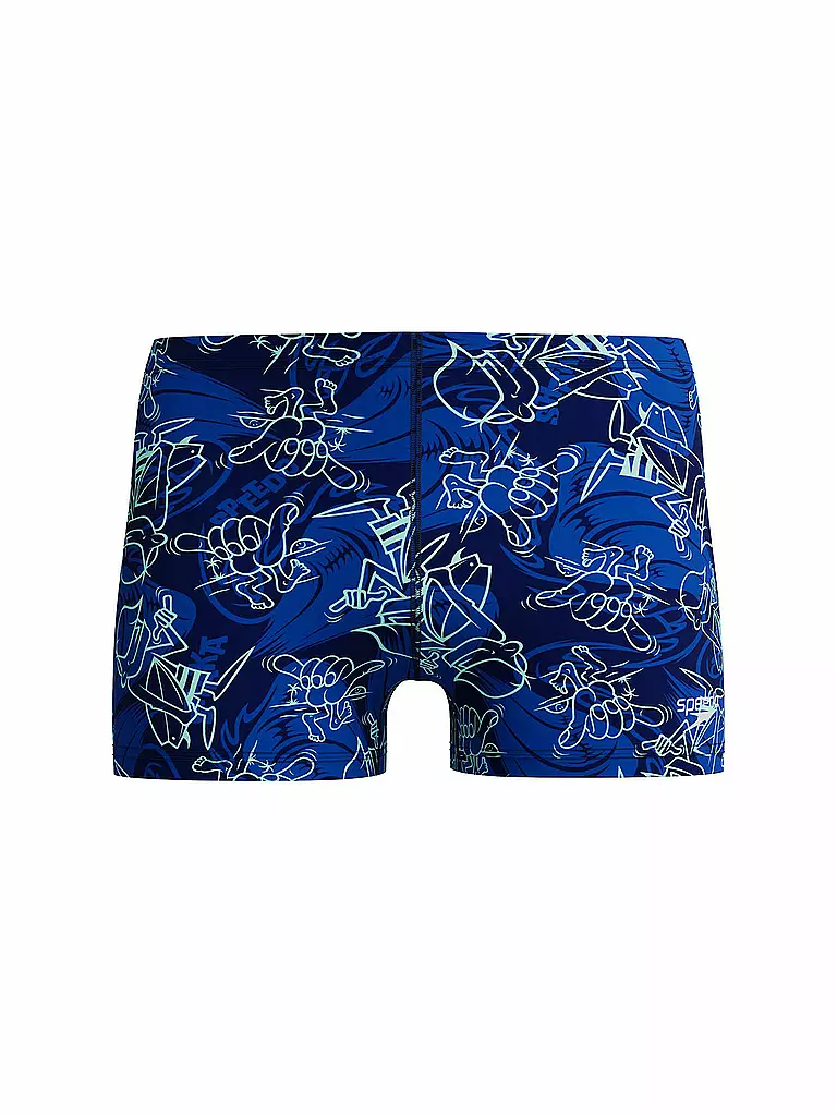 SPEEDO | Herren Beinbadehose Print Beachstar Square | blau