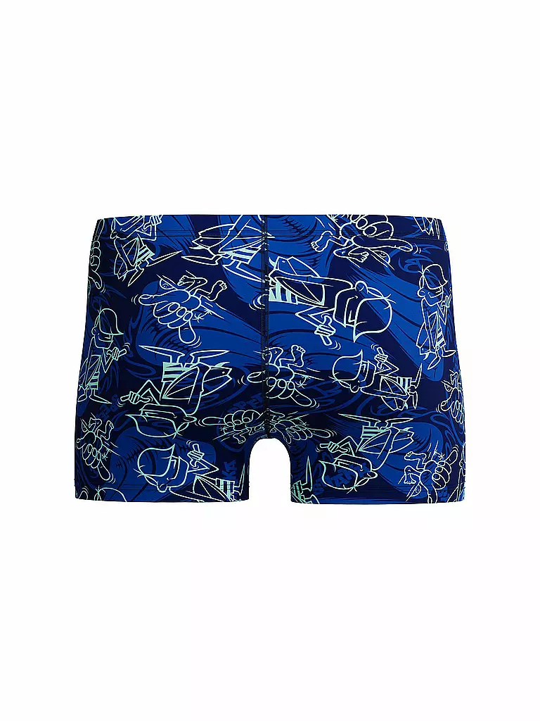 SPEEDO | Herren Beinbadehose Print Beachstar Square | blau