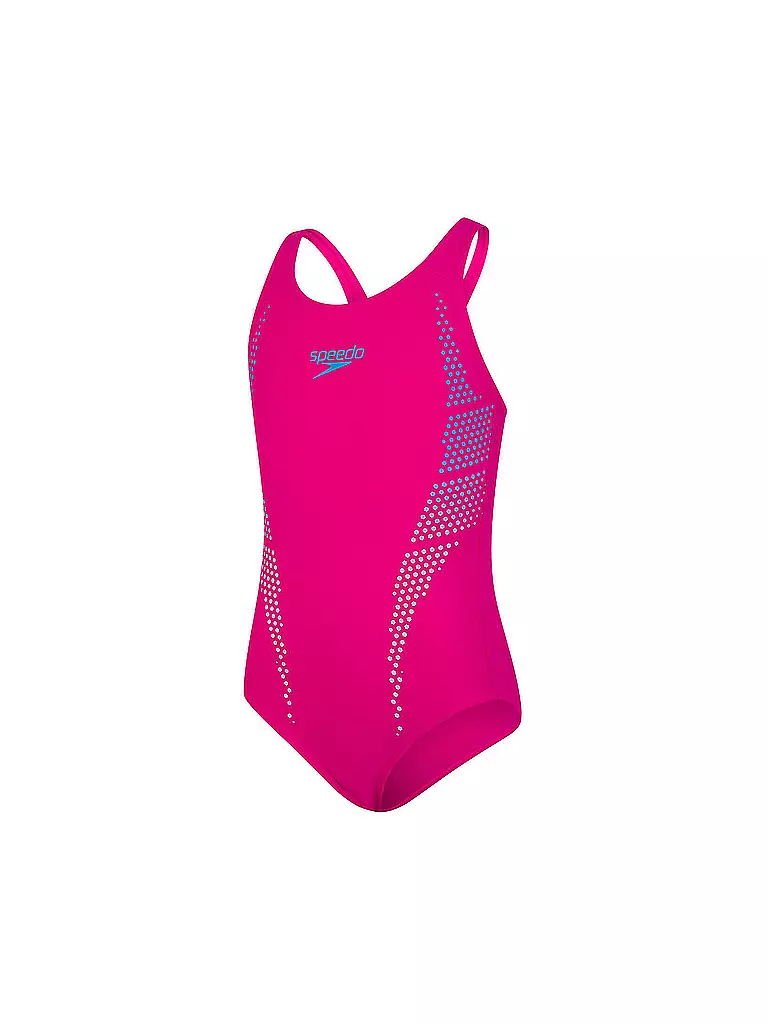 SPEEDO | Mädchen Badeanzug Hexagonal Muscleback | rosa