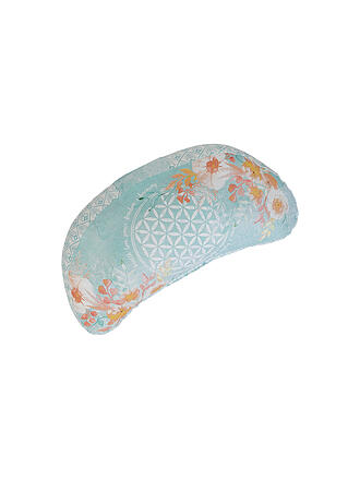 SPIRIT OF OM |  Meditationskissen Halbmond jade/orange 