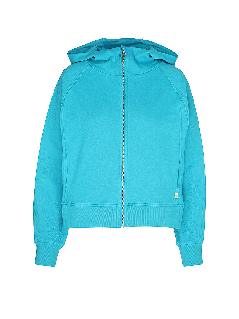 Spirit Of Om Damen Yoga Sweatjacke Jaquard Gati Nava türkis