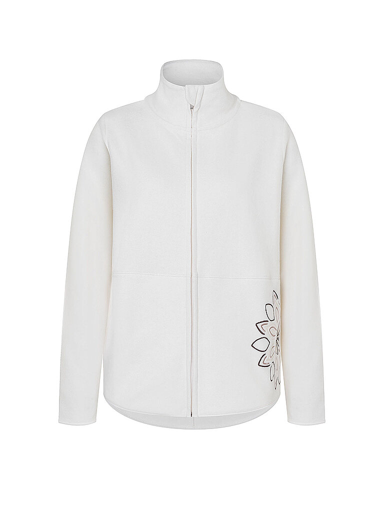 Spirit Of Om Damen Yoga Fleecejacke Mena creme