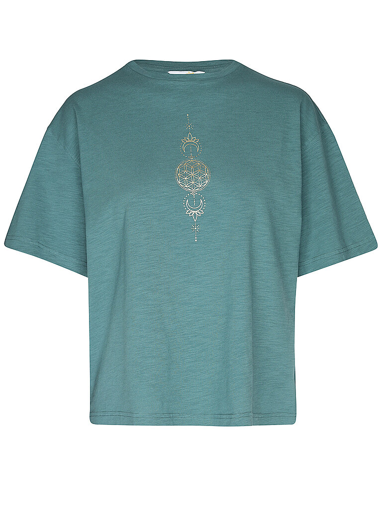 Spirit Of Om Damen Yogashirt Priya dunkelgrün