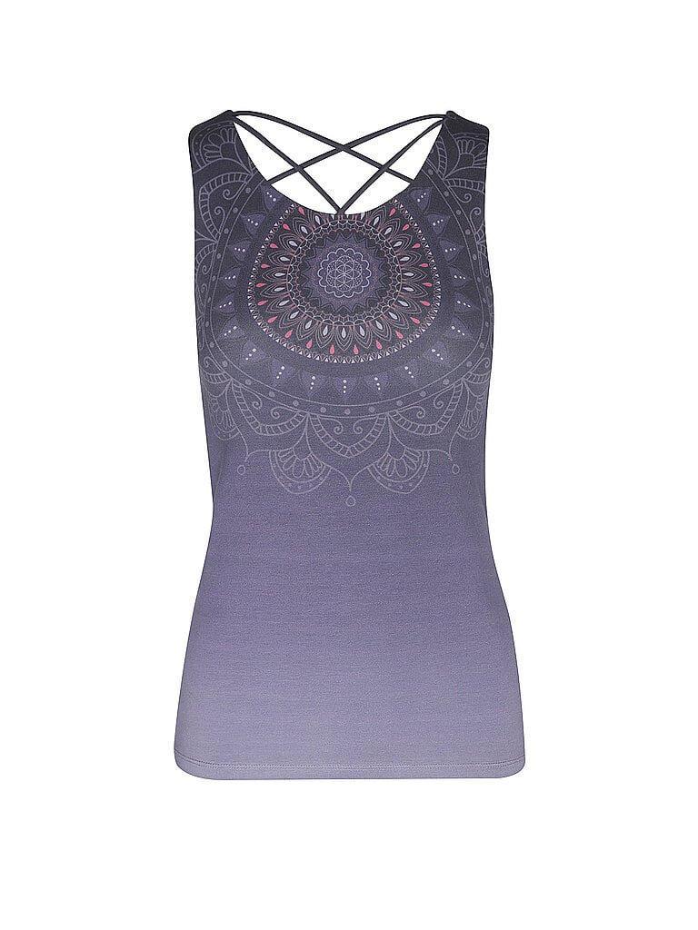 Spirit Of Om Damen Yogatank Vartula lila