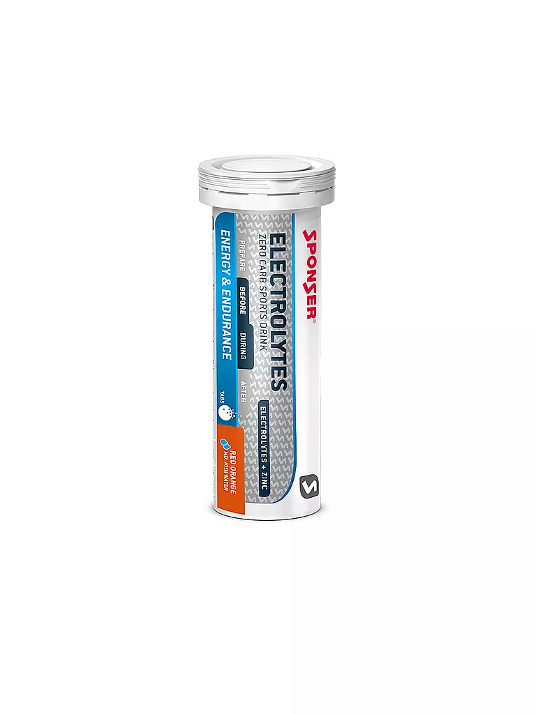 SPONSER | Elektrolyt Tabs Brausetabletten Blutorange, 10 á 4,5 g Tabletten | bunt