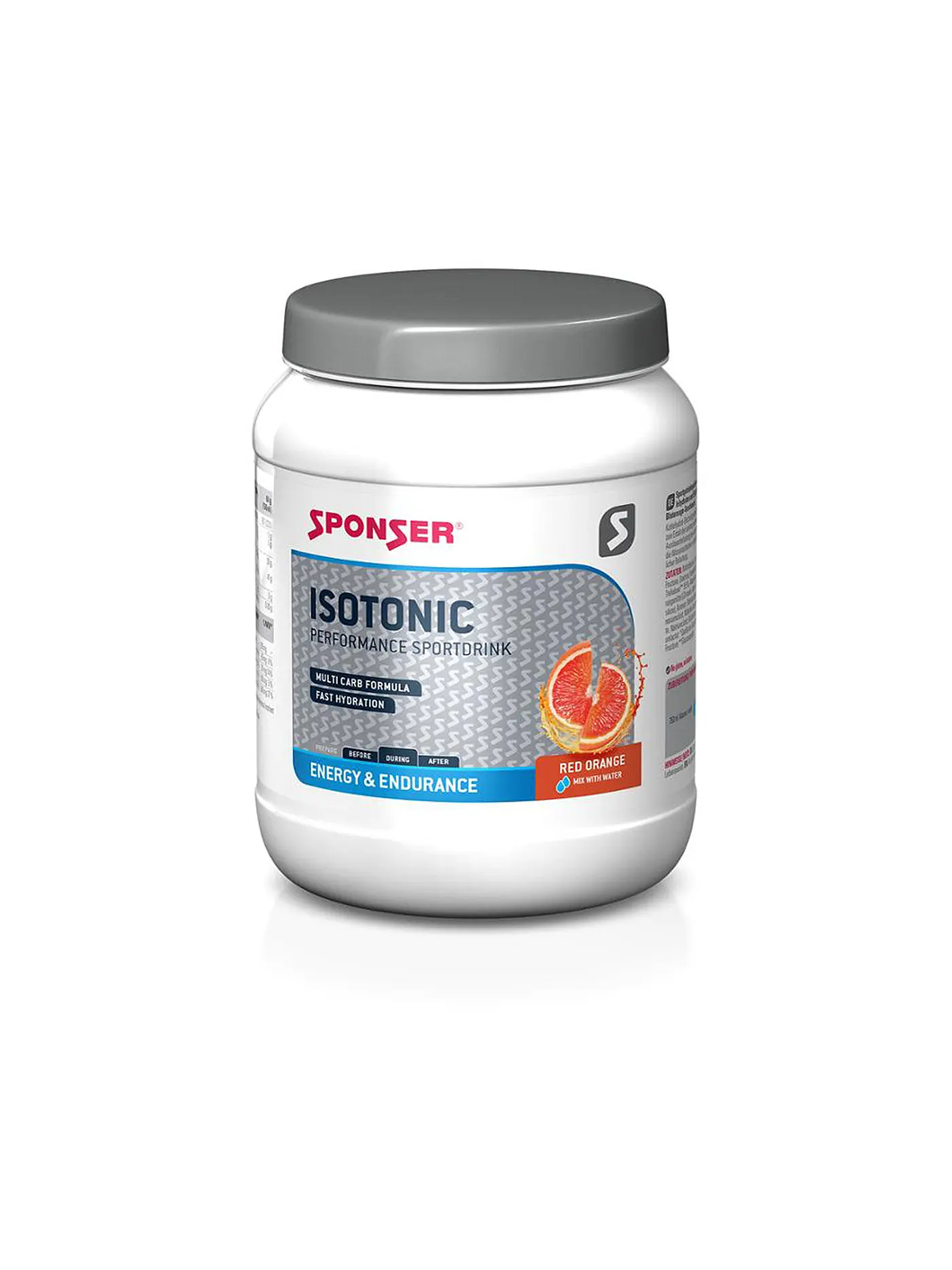 SPONSER | Isotonic Instantpulver Blutorange 1.000 g Dose | bunt