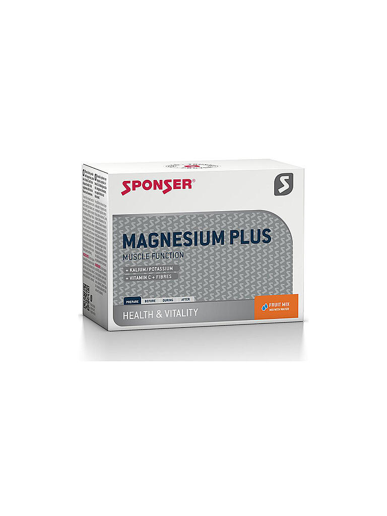 SPONSER | Magnesium Plus Drinks Fruchtmix, 6,5 g Beutel 20er Box | keine Farbe