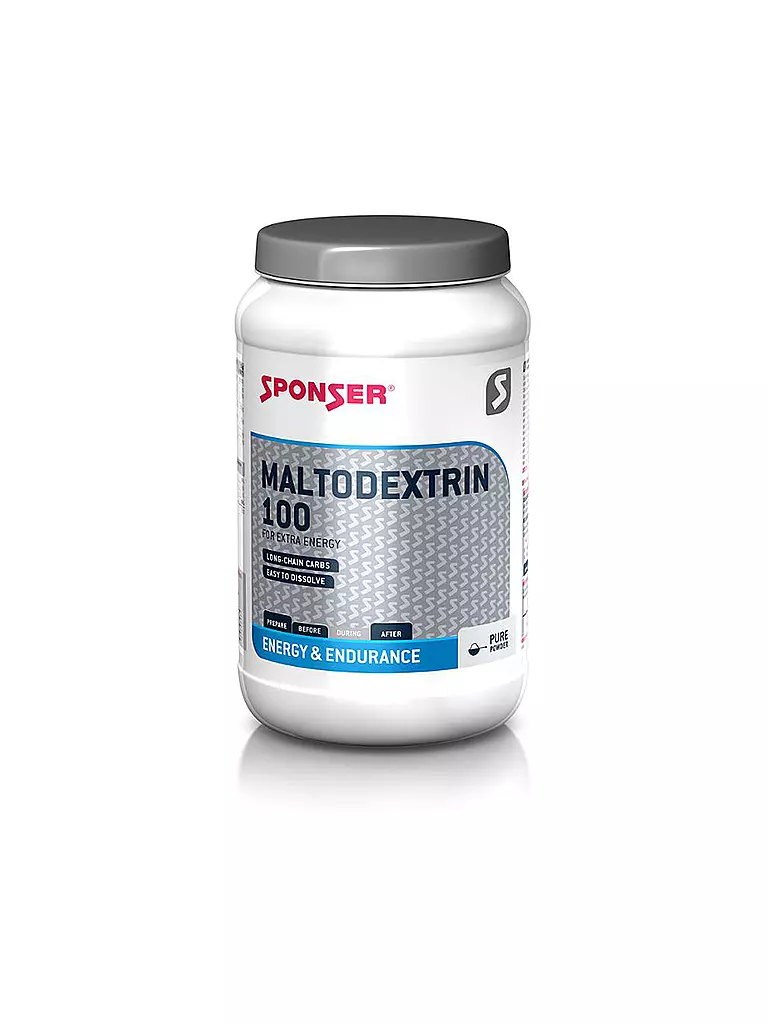 SPONSER | Maltodextrin 100 Kohlehydrat Konzentrat neutral, 900 g Dose | keine Farbe