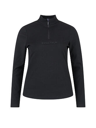 SPORTALM | Camiseta interior con cremallera para mujer de tejido polar fino