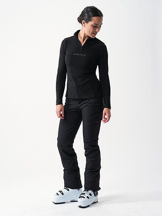 SPORTALM | Camiseta interior con cremallera para mujer de tejido polar fino
