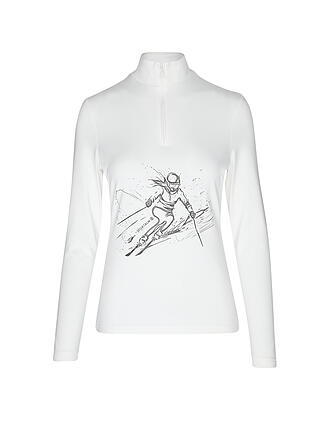 SPORTALM | Damen Unterzieh Zipshirt mit exklusivem Print