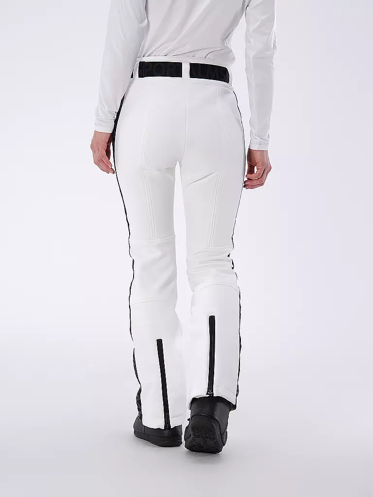 SPORTALM | Damen Ski  Softshell-Hose mit Gürtel | schwarz