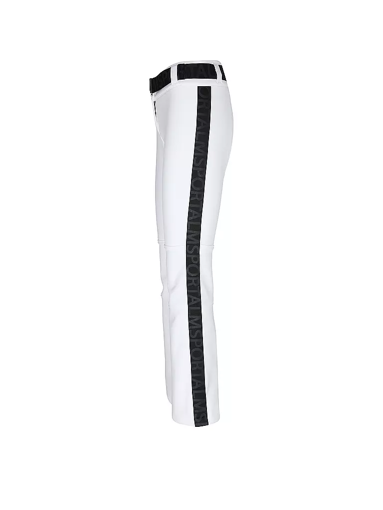 SPORTALM | Damen Ski  Softshell-Hose mit Gürtel | schwarz