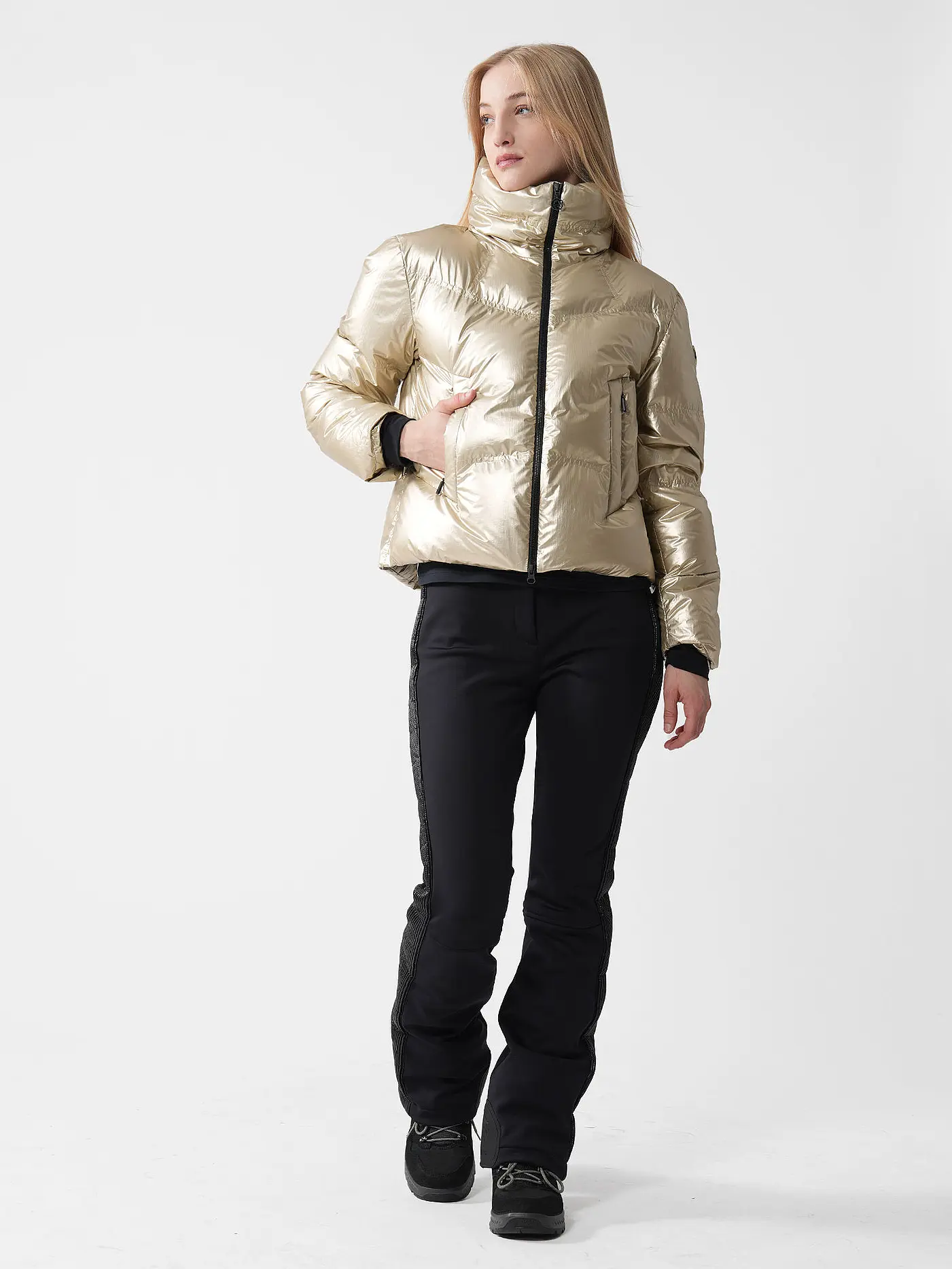 SPORTALM | Damen Ski Softshellhose | schwarz