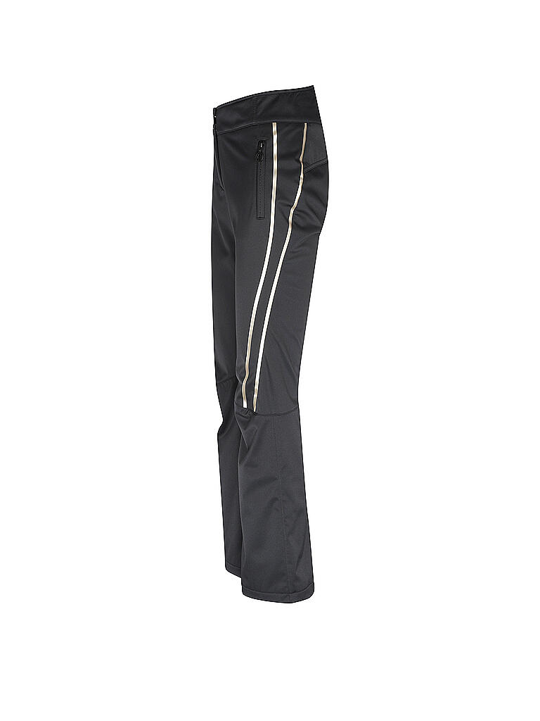 SPORTALM | Damen Skihose mit geschwungenen Transfermotiven in icegold  | schwarz