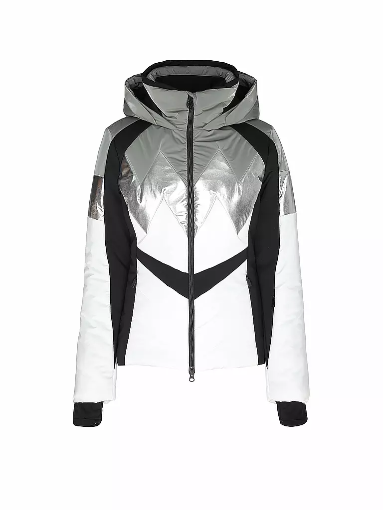 SPORTALM | Damen Skijacke mit Kapuze | grau