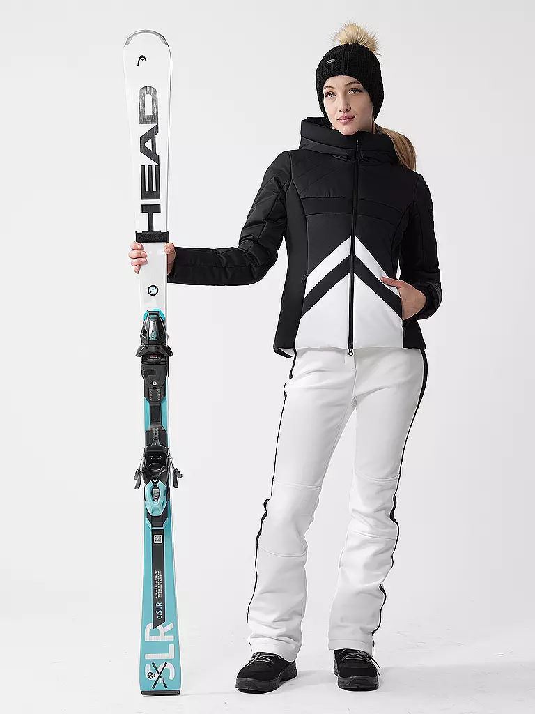 SPORTALM | Damen Skijacke mit Kapuze | schwarz