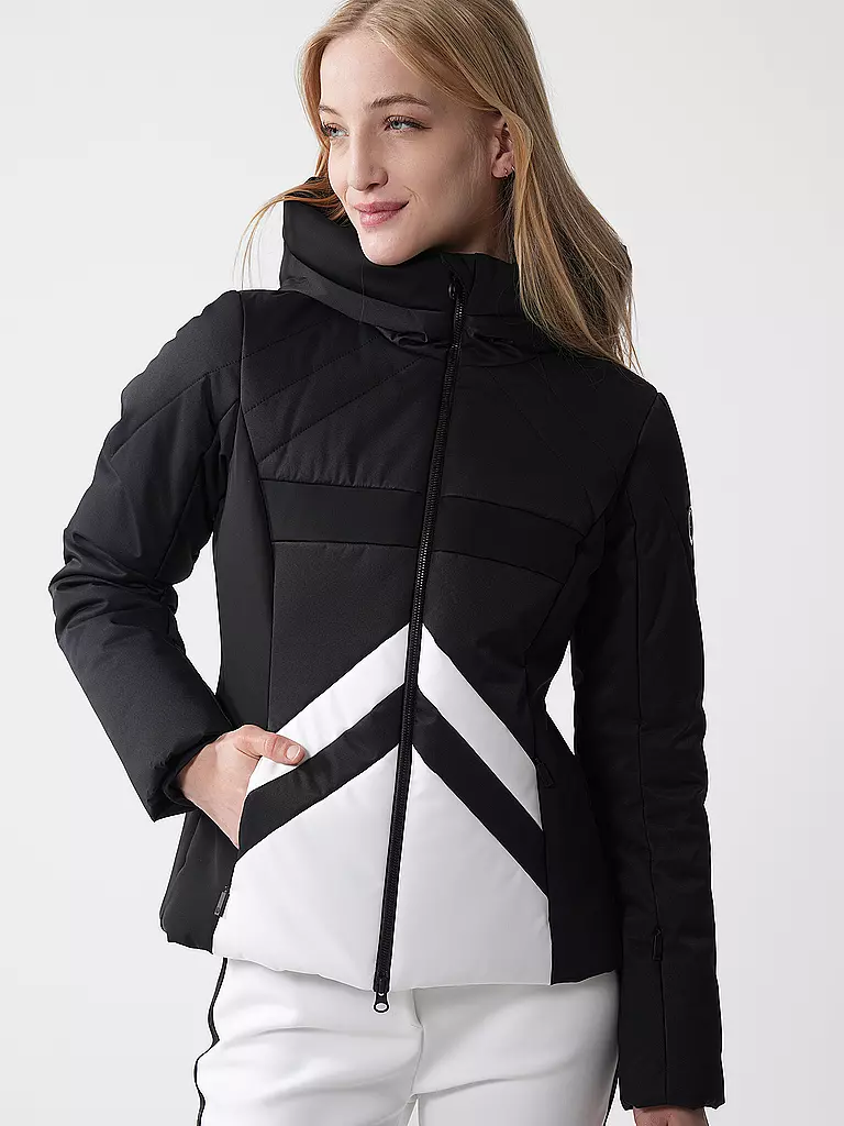 SPORTALM | Damen Skijacke mit Kapuze | schwarz