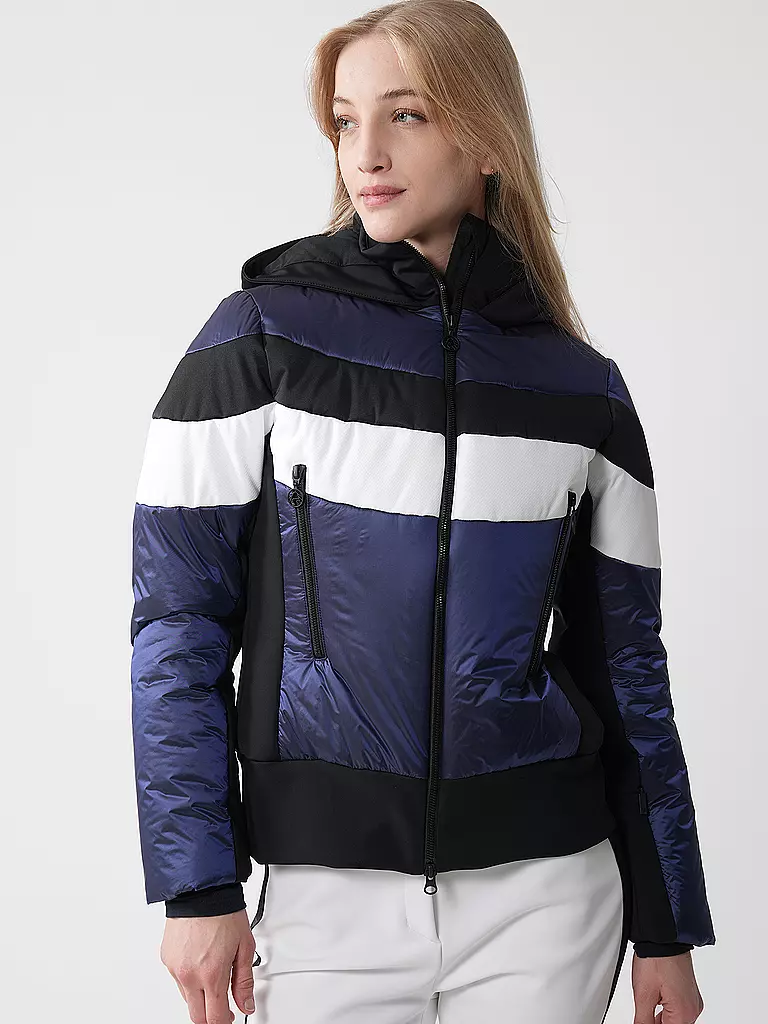 SPORTALM | Damen Skijacke mit Kapuze | dunkelblau