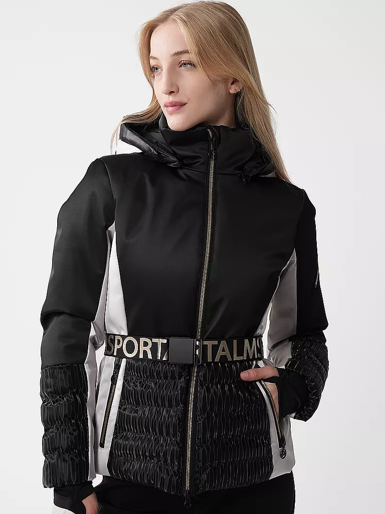 SPORTALM | Damen Skijacke mit Kapuze | schwarz