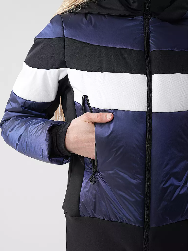 SPORTALM | Damen Skijacke mit Kapuze | dunkelblau