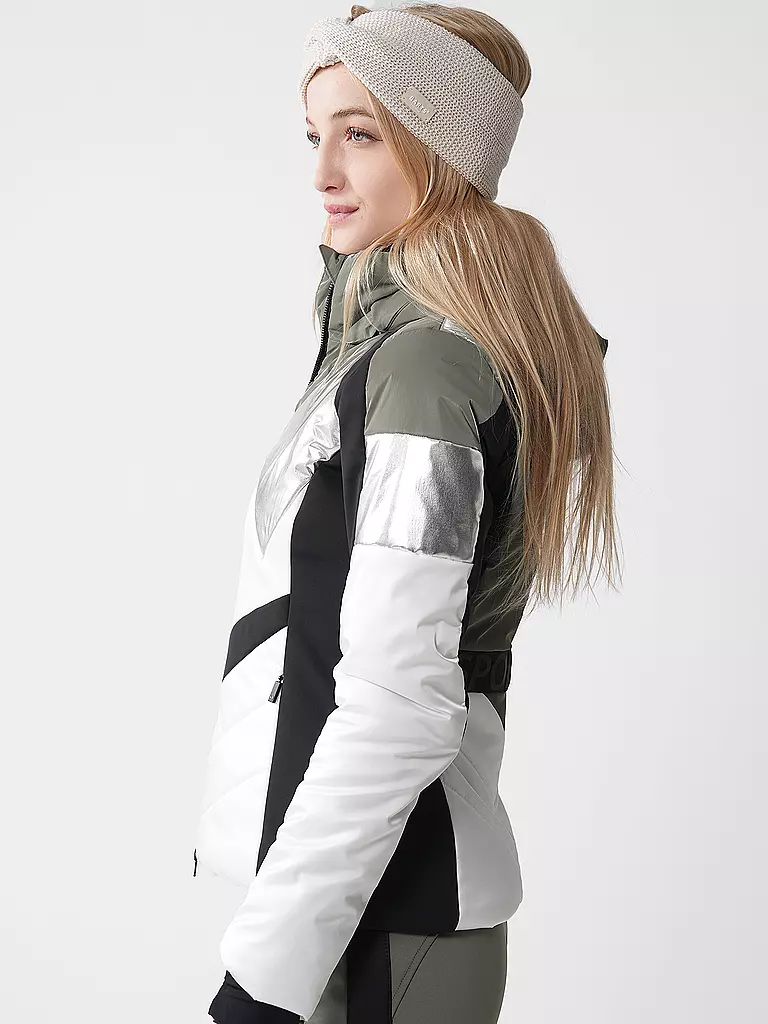 SPORTALM | Damen Skijacke mit Kapuze | grau