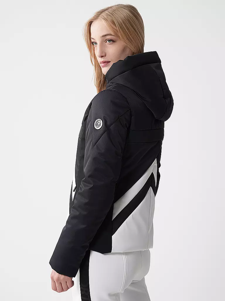 SPORTALM | Damen Skijacke mit Kapuze | schwarz