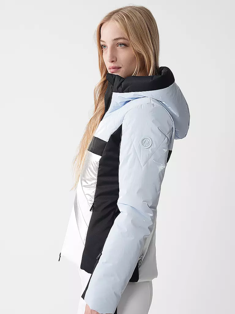 SPORTALM | Damen Skijacke mit Kapuze | hellblau