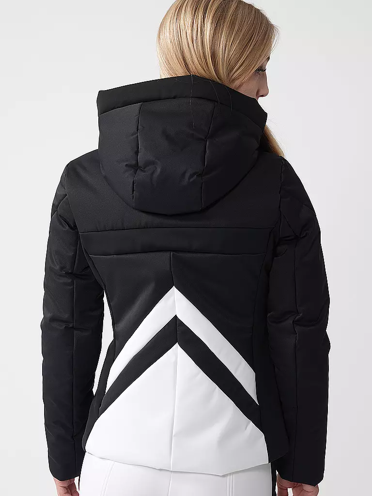 SPORTALM | Damen Skijacke mit Kapuze | schwarz