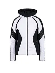SPORTALM | Damen Skijacke mit Kunstleder | Weiss