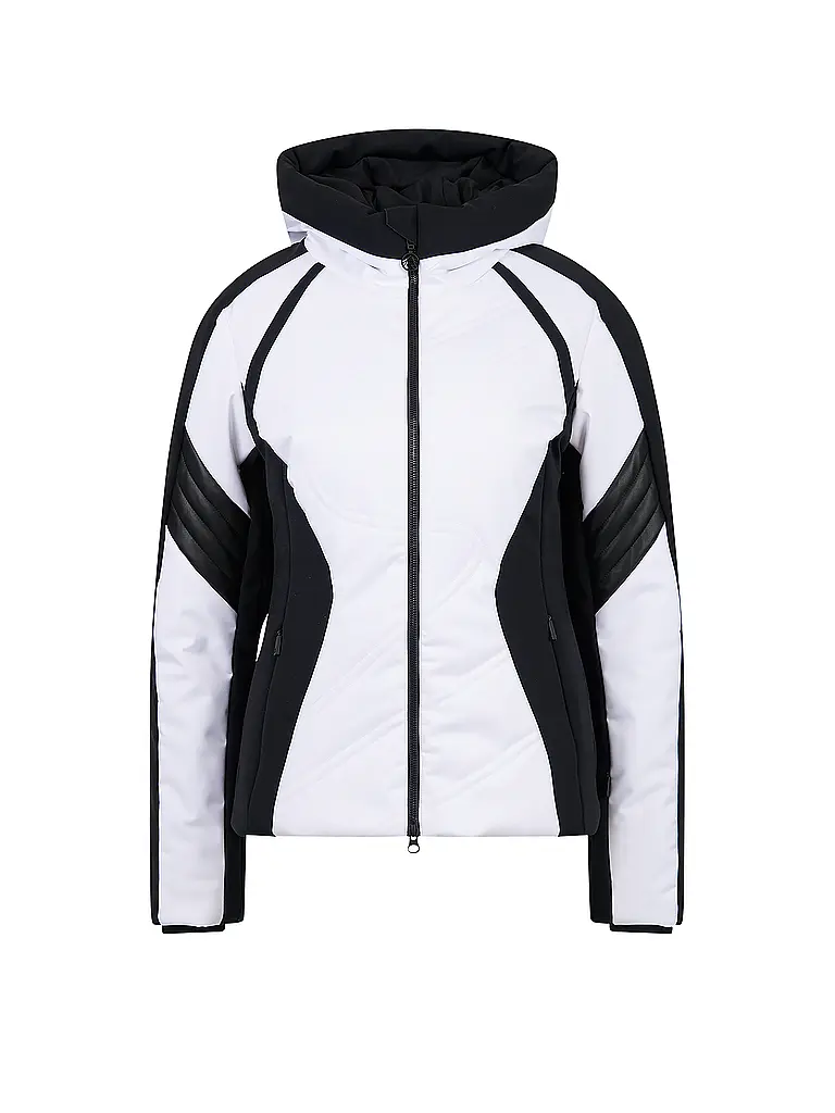 SPORTALM | Damen Skijacke mit Kunstleder | Weiss