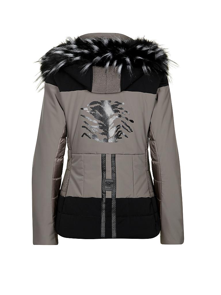 SPORTALM | Damen Skijacke Nala mit Kunstpelz | beige