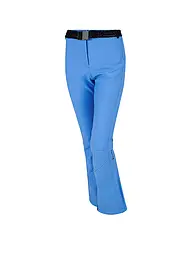 SPORTALM | Damen Softshell Skihose mit dynamischer Linienführung | Blau