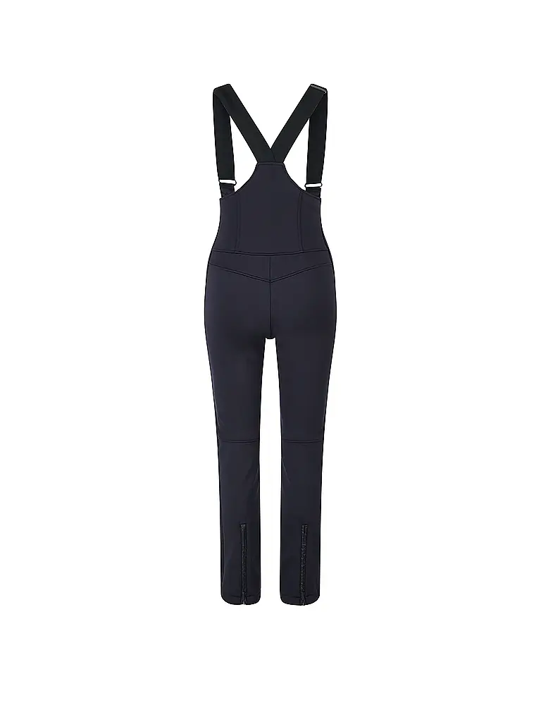SPORTALM | Damen Softshell Skihose mit Hosenträger | schwarz