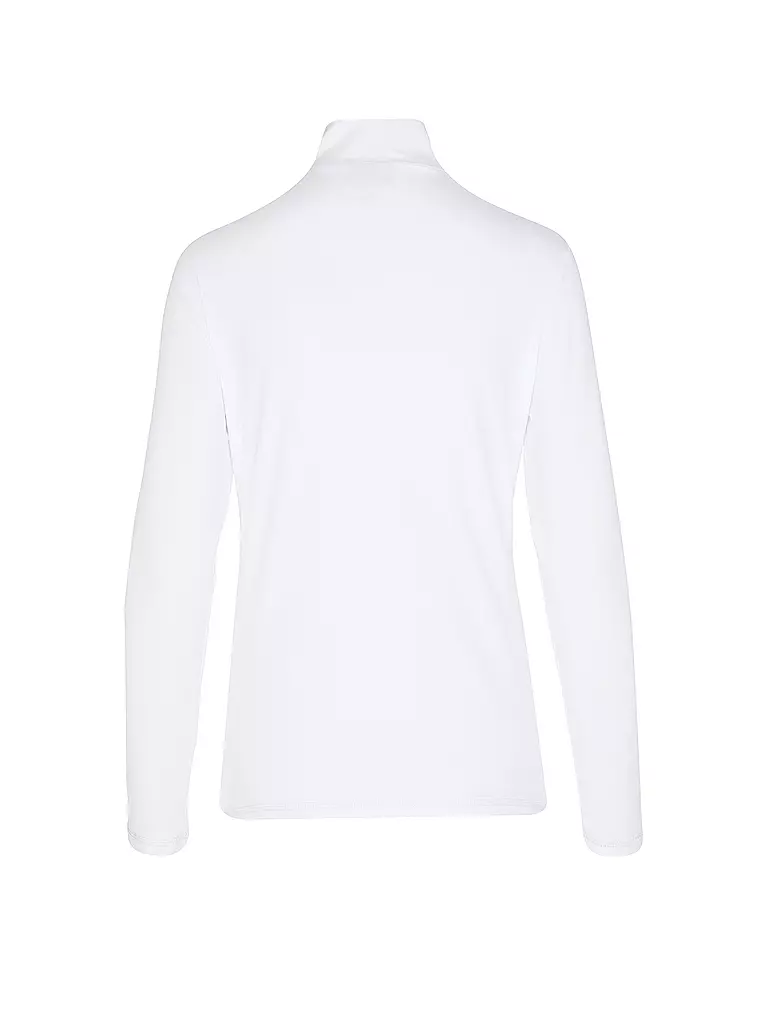 SPORTALM | Damen Unterzieh Zipshirt mit Motiv | weiss