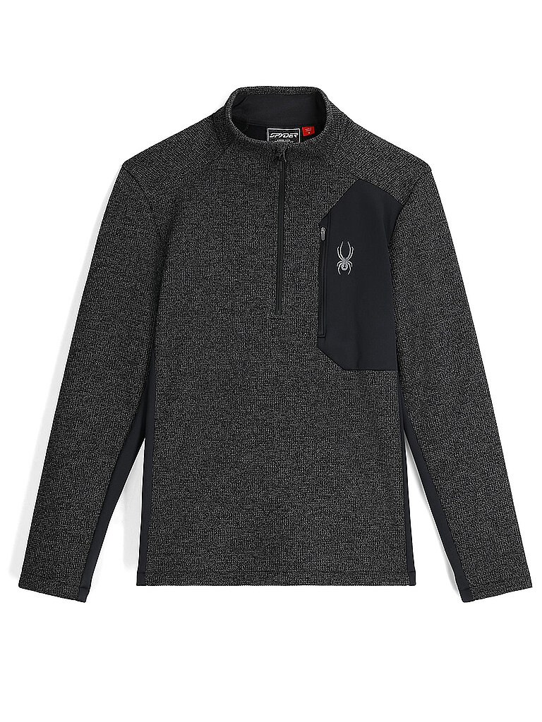 SPYDER Herren Pullover mit 1/2 Zip BANDIT grau | S