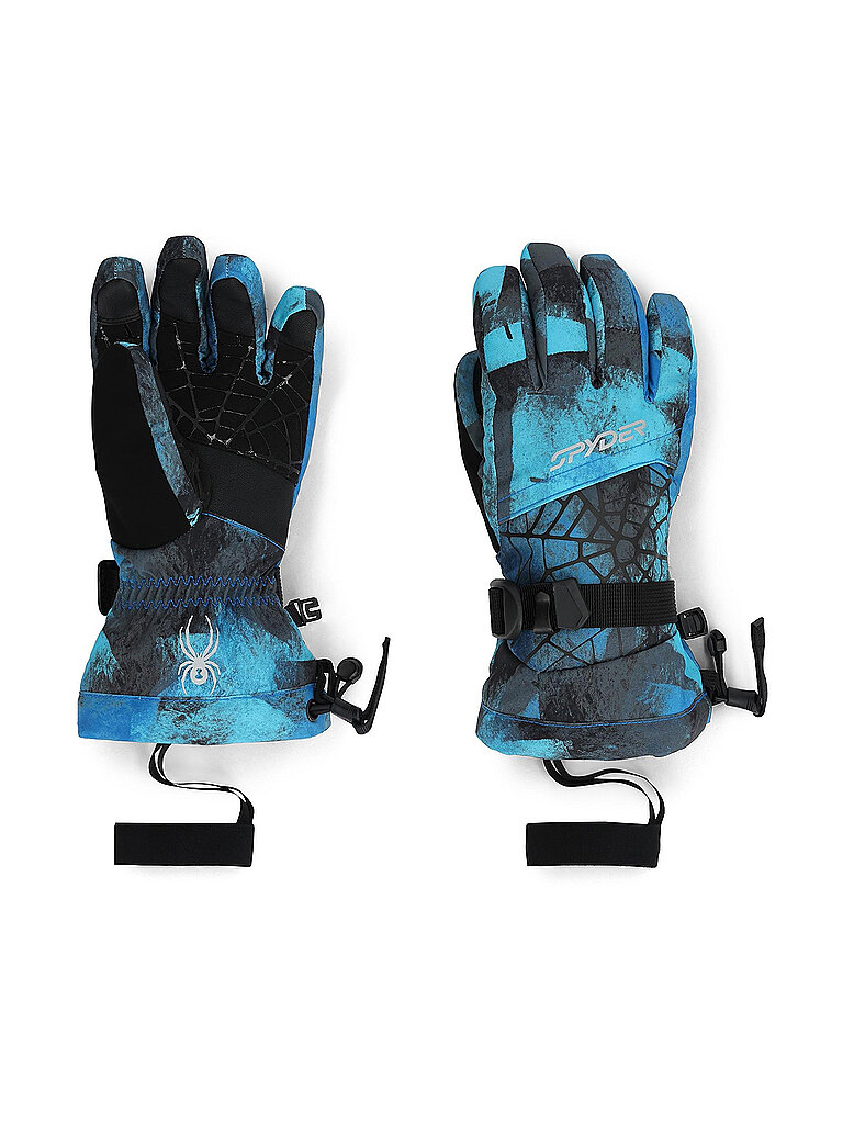 SPYDER Kinder Skihandschuhe Overweb blau | M