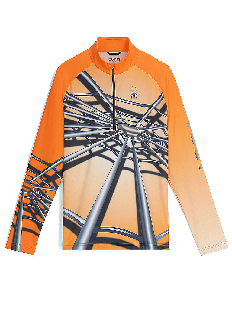 SPYDER Herren Unterzieh Zipshirt Legacy orange | S
