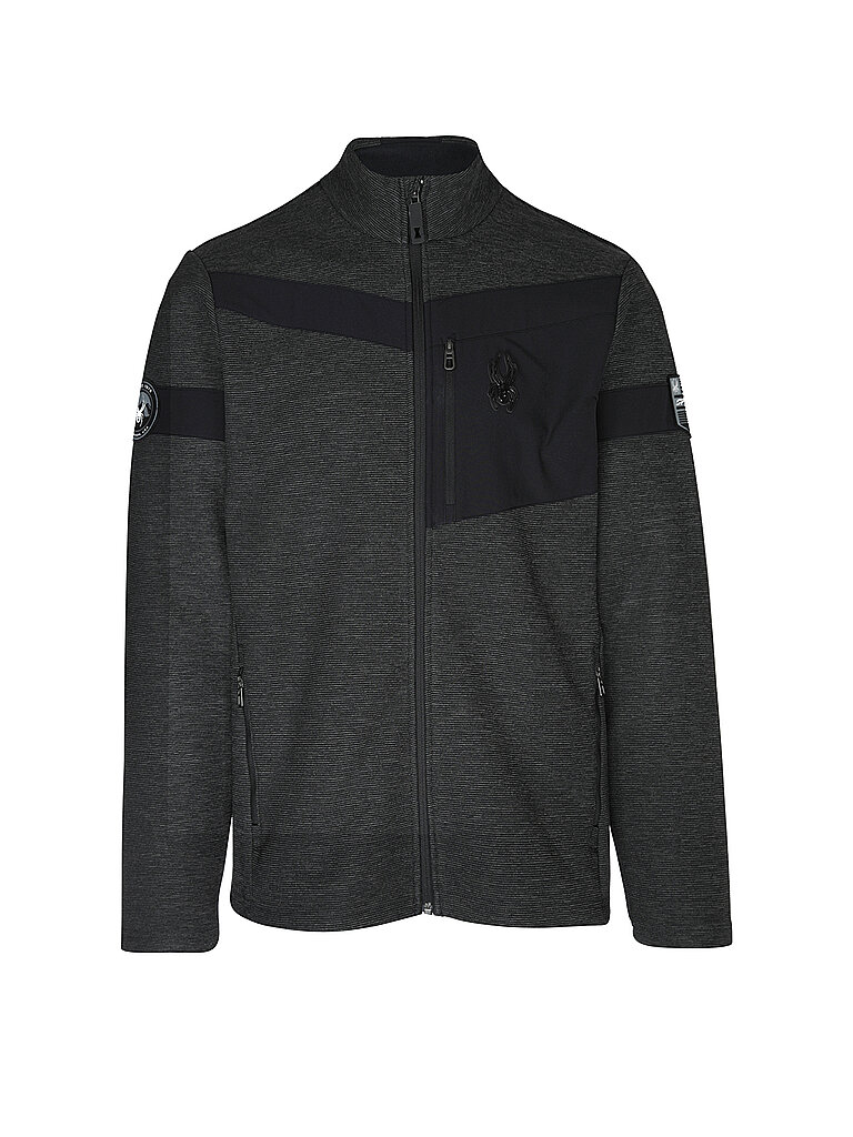 Spyder Herren Fleecejacke Wengen schwarz
