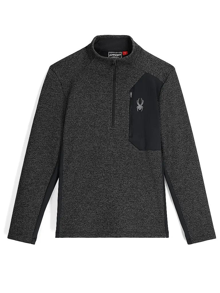 SPYDER | Herren Pullover mit 1/2 Zip BANDIT | grau