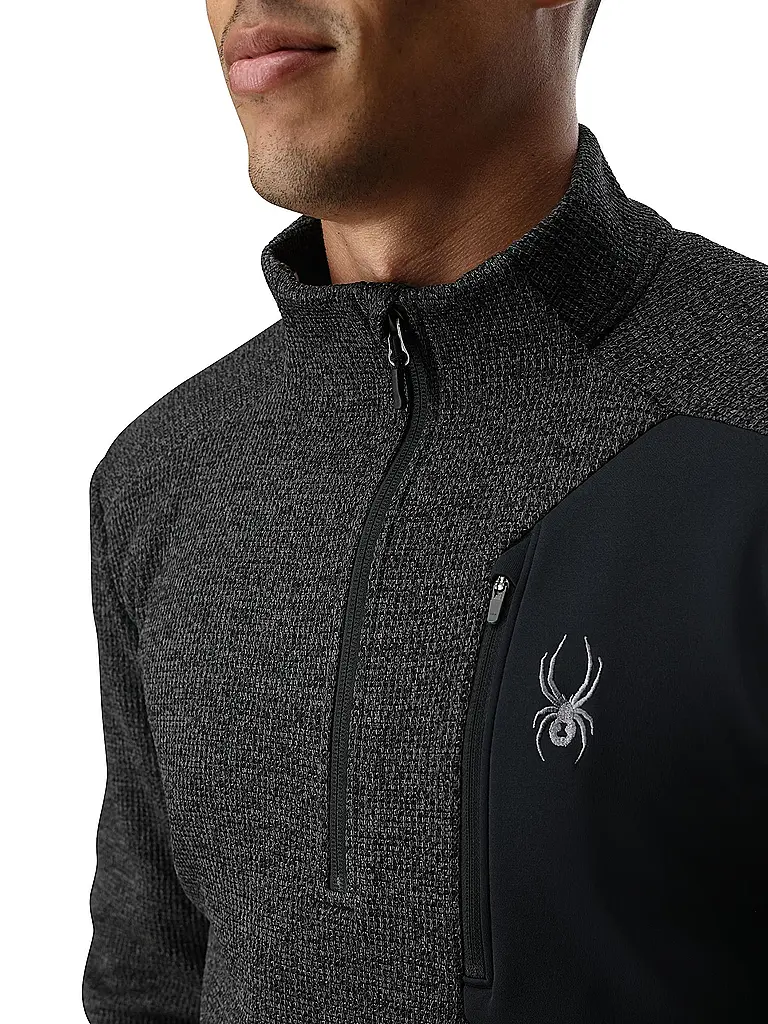 SPYDER | Herren Pullover mit 1/2 Zip BANDIT | grau