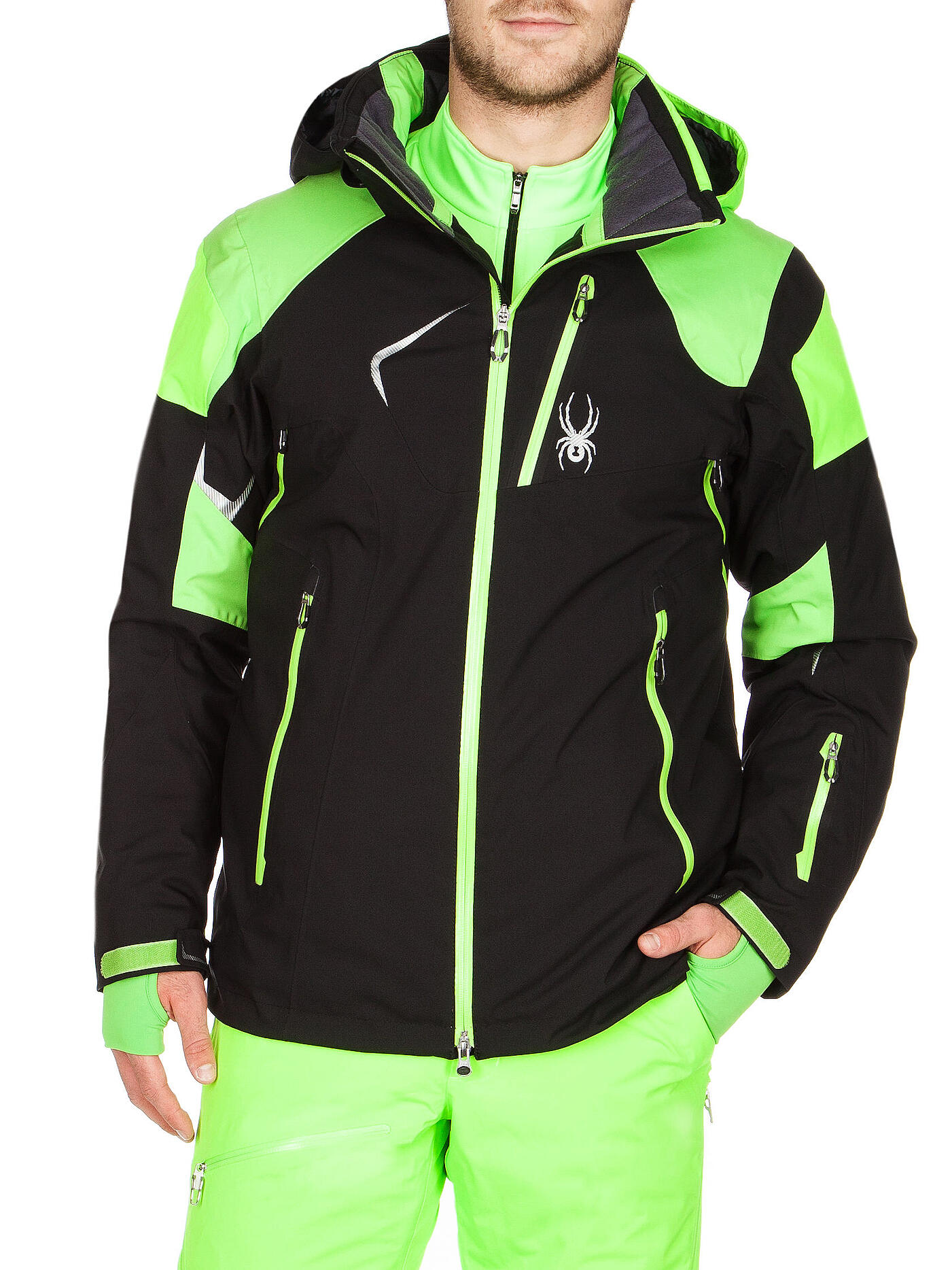 Spyder Leader Jacket Spyder Jacke Herren GrÃ¼n SPYDER Herren