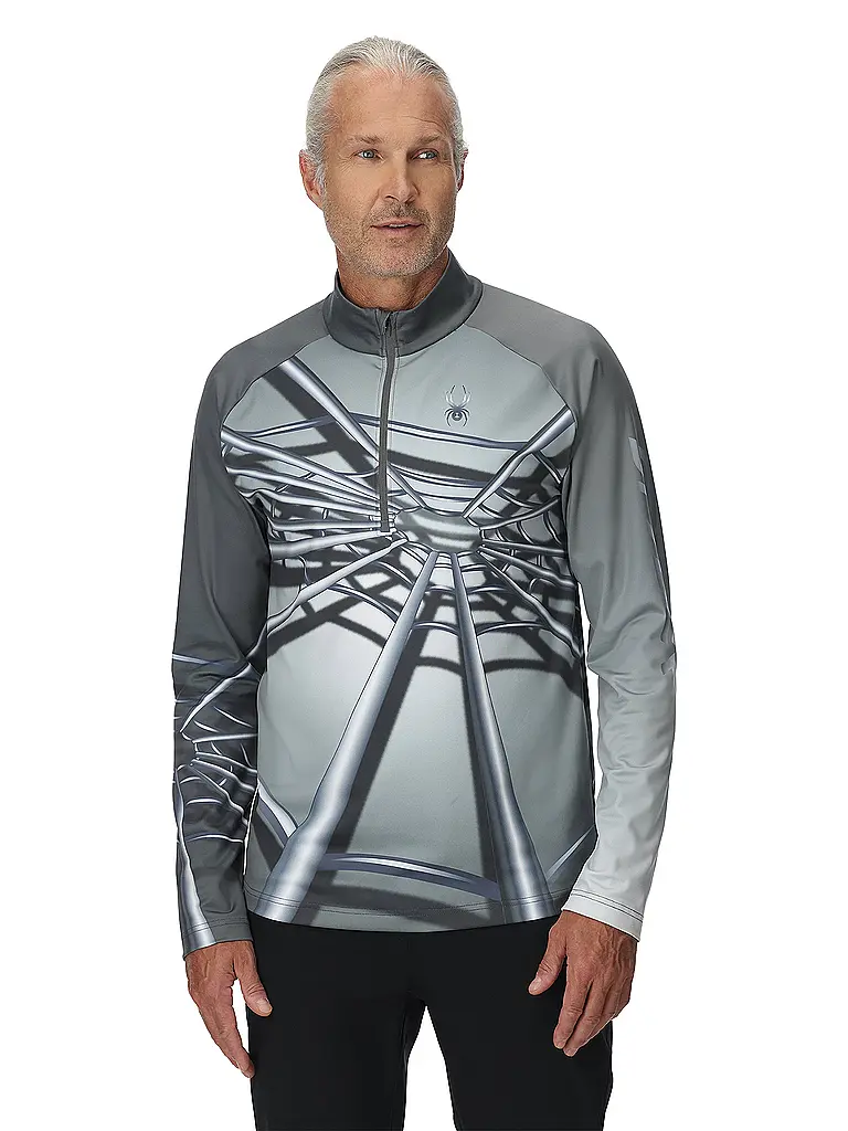 SPYDER | Herren Unterzieh Zipshirt Legacy | grau