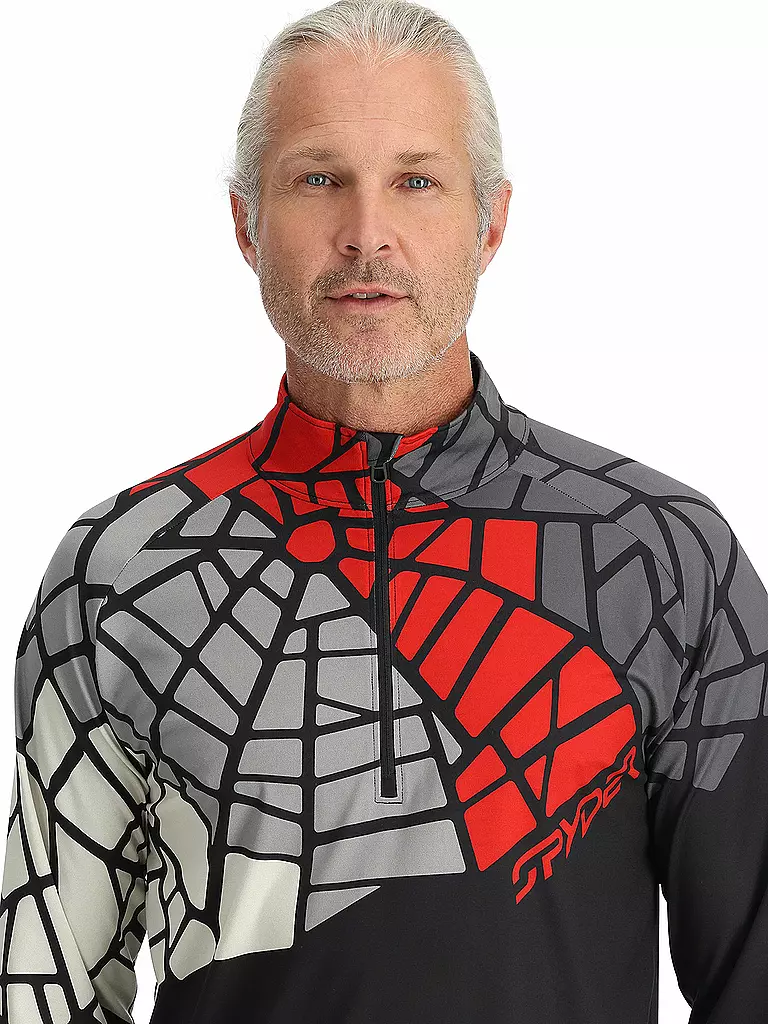 SPYDER | Herren Unterzieh Zipshirt Legacy | schwarz