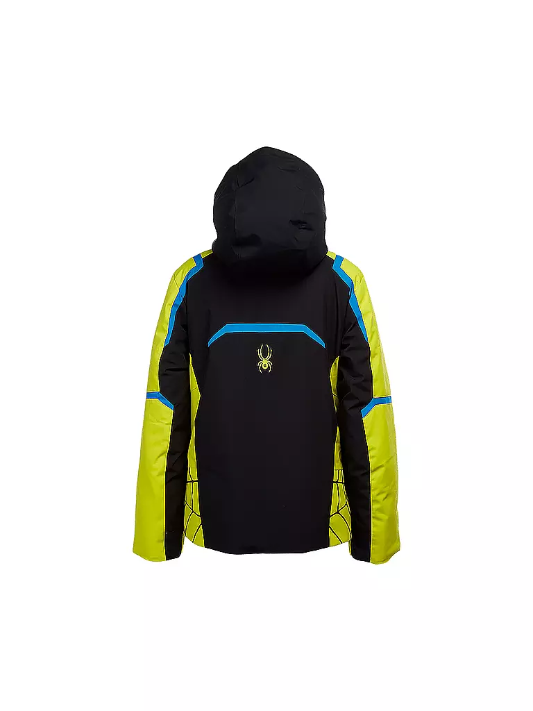 SPYDER | Jungen Skijacke Challenger Hoodie | schwarz