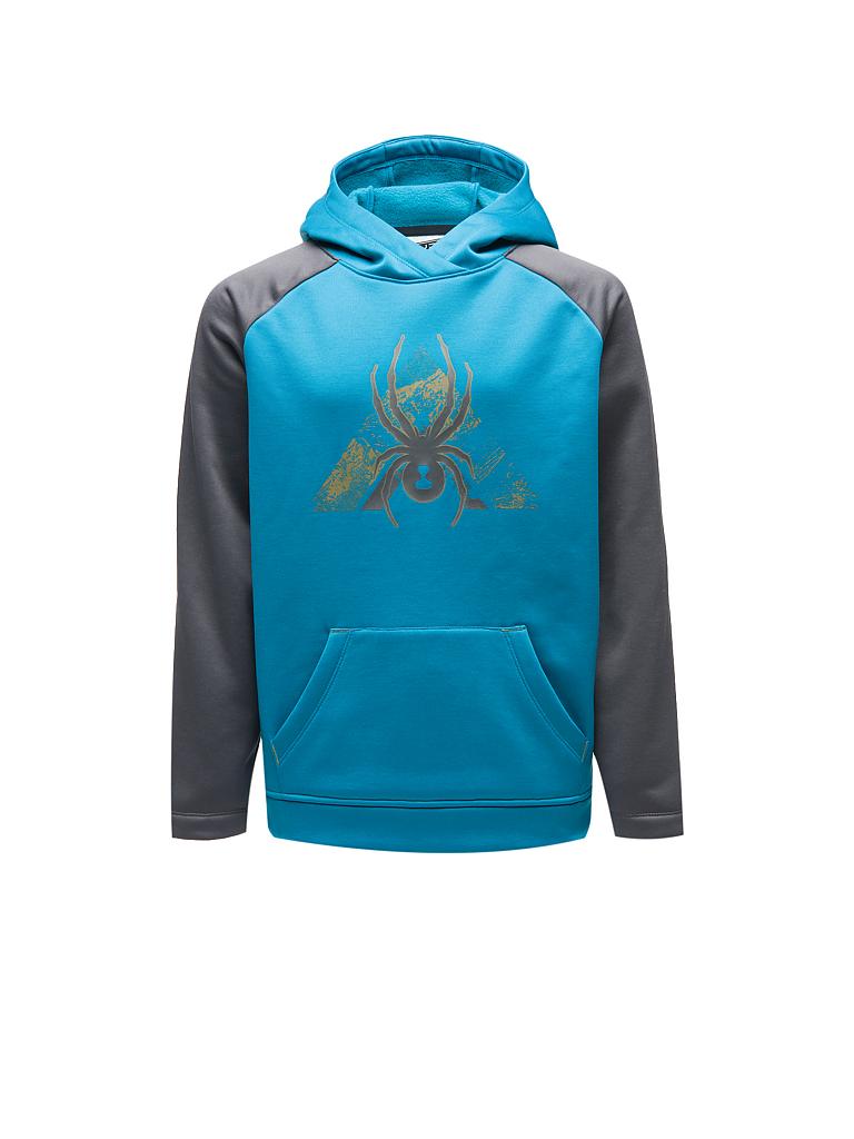 SPYDER | Kinder Ski-Unterzieher Ryan Hoodie | blau