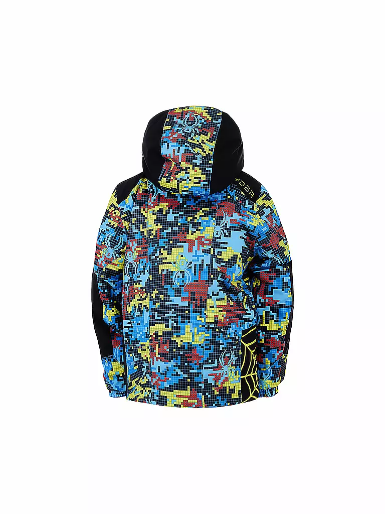 SPYDER | Mini Kinder Skijacke Challenger Hoodie | schwarz