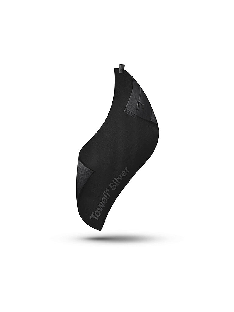 STRYVE Sporthandtuch Towell+ Silver schwarz