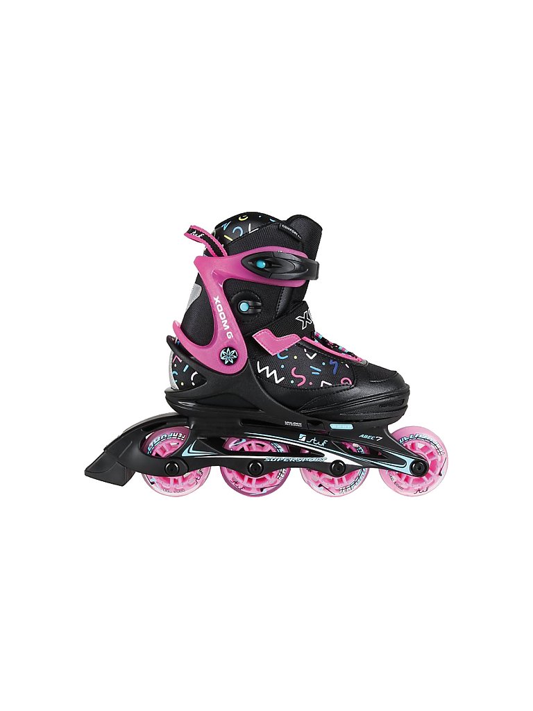 STUF Kinder Inlineskates XOOM 2 GIRL schwarz | 35-38