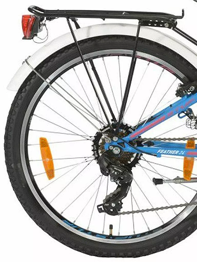 STUF | Jugendfahrrad Feather 24"  | blau